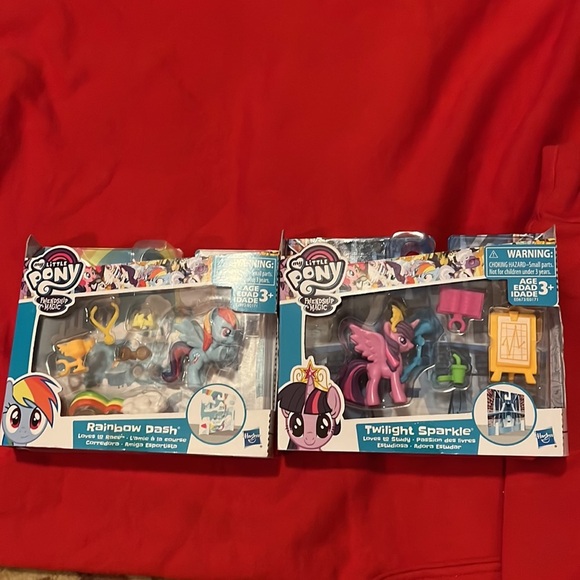 🩷 My Little pony Rainbow Dash & Twilight Sparkle Collectibles NWT - Picture 4 of 4